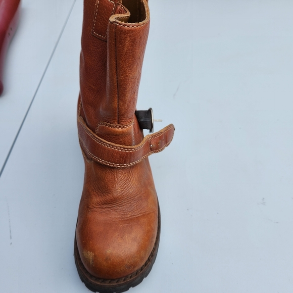 American Eagle Outfitters Women's Genuine leather Brown Pull-on Boots Size 8 US - Picture 3 of 13